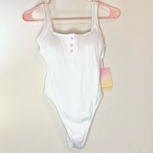 NWT Stoney Clover Lane x Target One Piece Swimsuit White XS